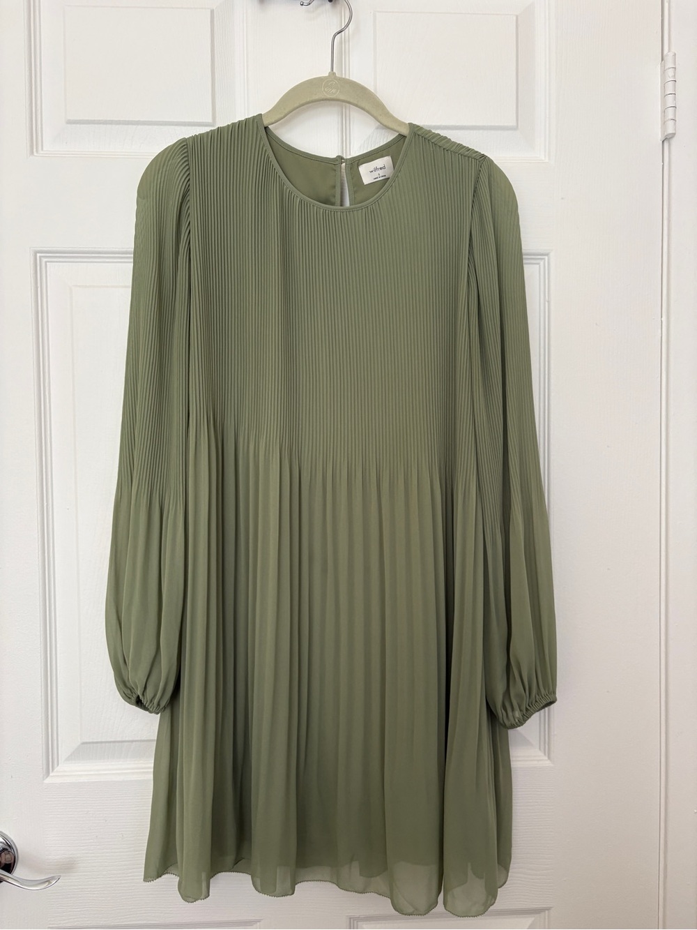 Aritzia Wilfred Daydreamer Dress in Light Green - Size Small